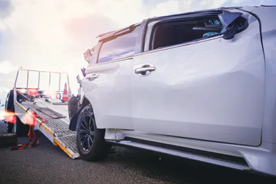 Roadside technician providing jump start assistance in Cleveland